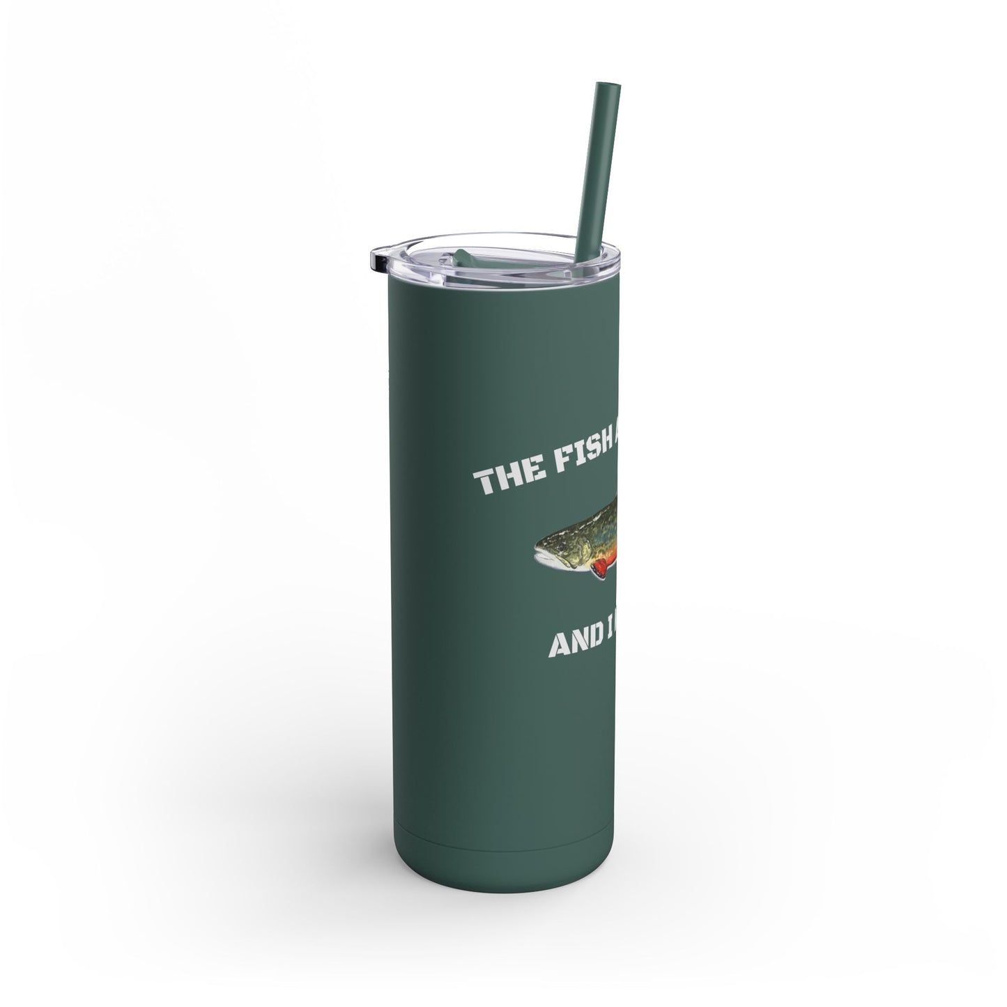 Fishing Lover's 20oz Tumbler - Perfect for Outdoors, Travel, Gifts, Father's Day, Camping, and More!