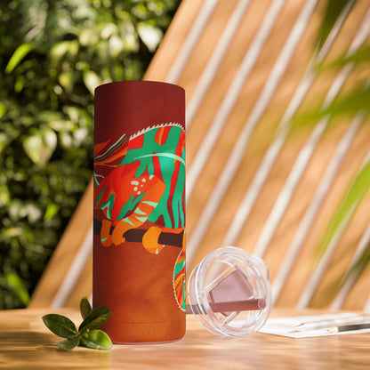 Colorful Animal Print Tumbler, 20oz, Eco-Friendly Travel Mug, Unique Gift for Wildlife Lovers, Party or Everyday Use, Stylish Drinkware