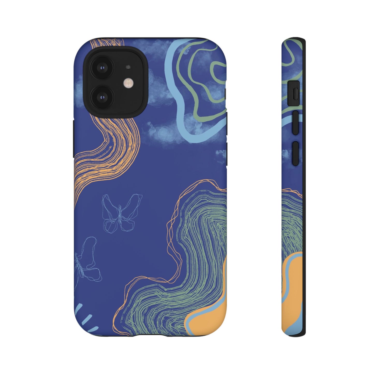 Artistic Phone Case, Abstract Phone Cover, Gift for Her, Modern Design, Boho Phone Case, Unique Phone Accessories