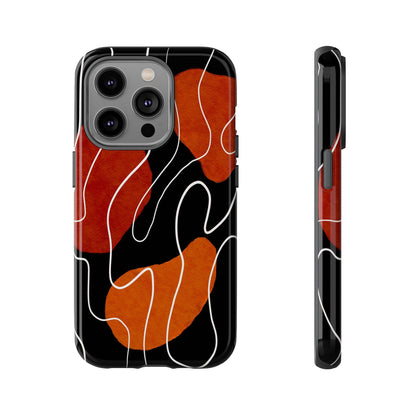 Stylish Phone Case with Abstract Design, Tough Cases for Modern Life, Trendy Phone Accessory, Unique Gift Idea, Holiday Present