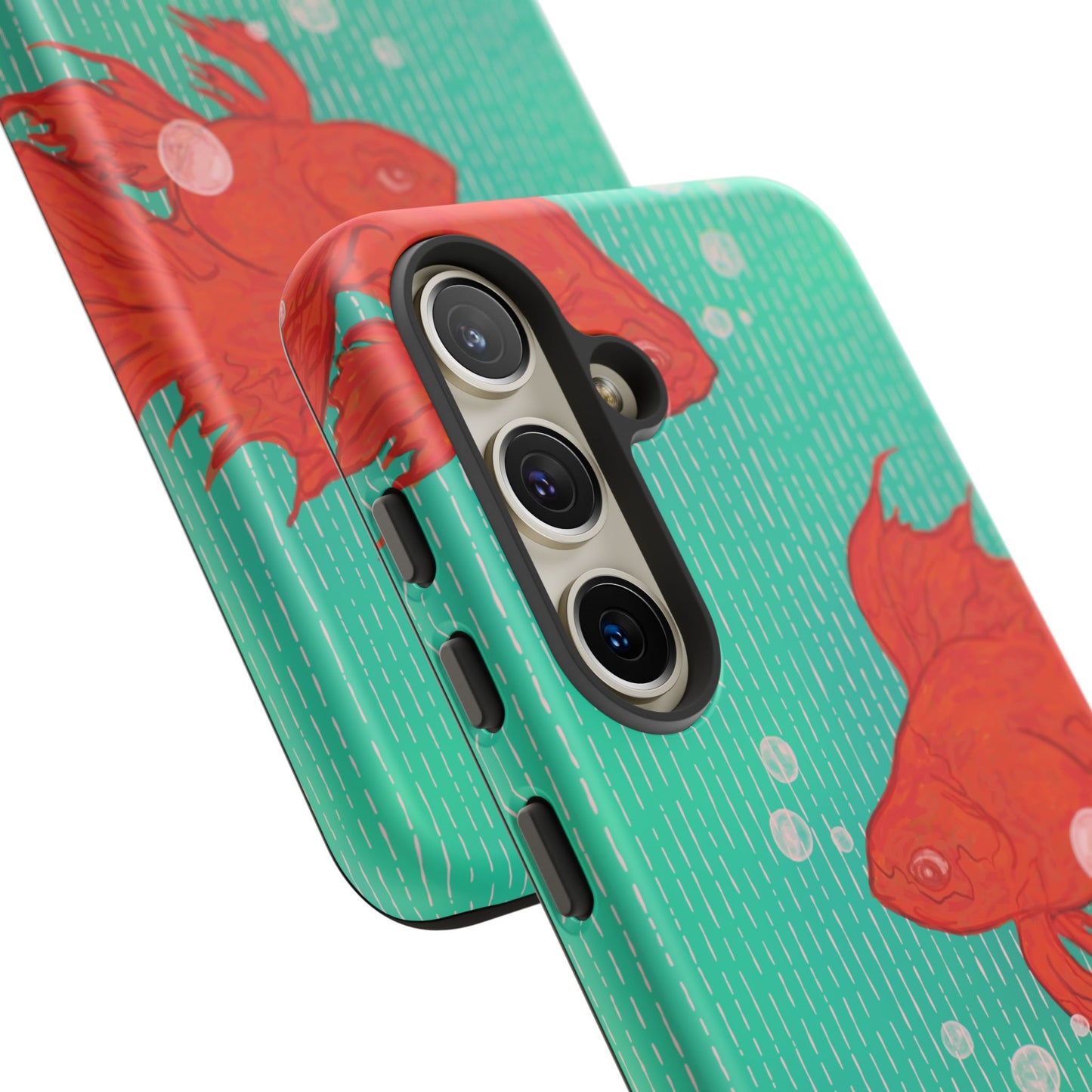 Vibrant Goldfish Phone Case, Colorful iPhone Cover, Ocean Vibe Accessory, Unique Gift for Fish Lovers, Cute Phone Cases