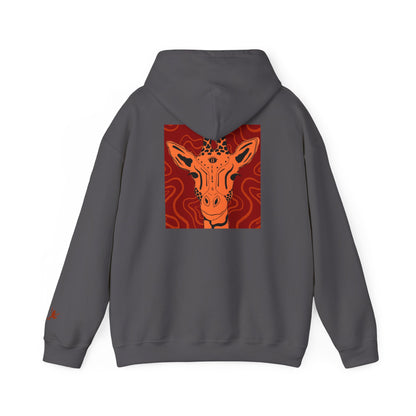 Artistic Giraffe Hoodie - Cozy Unisex Sweatshirt for Animal Lovers, Unique Gift for Birthdays, Holidays, & Casual Wear