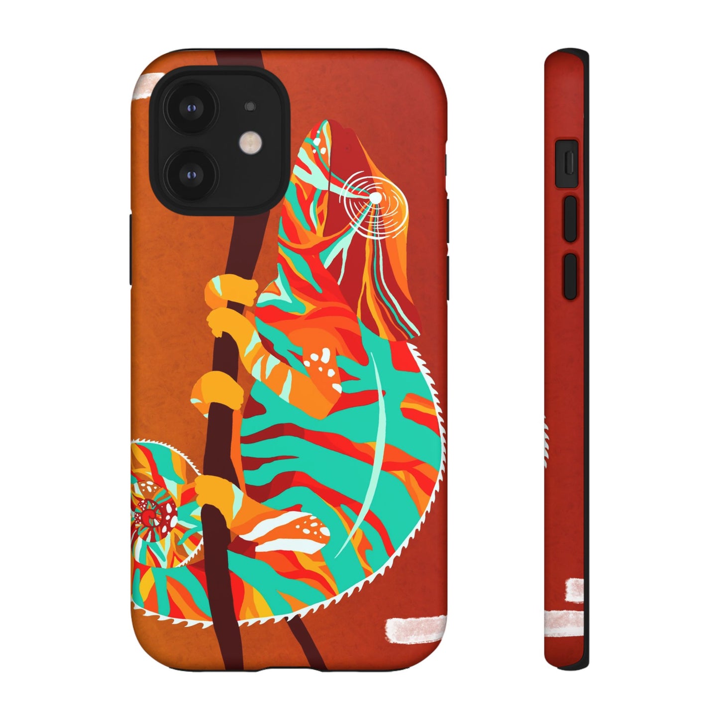 Chameleon Phone Case - Vibrant Artistic Design, Tough Cases for Animal Lovers, Unique Gift, Eco-Friendly Protection