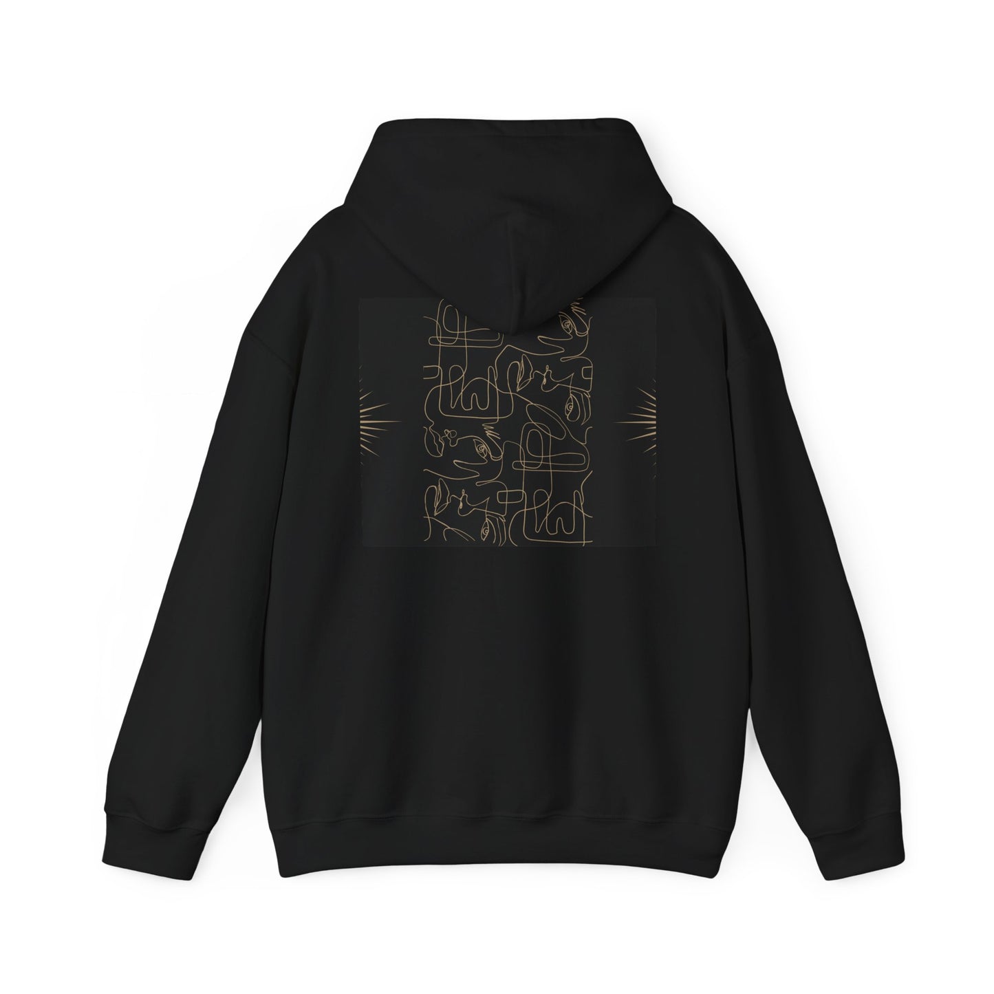 Lotus Design Hooded Sweatshirt, Unisex Hoodie, Cozy Fashion, Yoga Gift, Spiritual Apparel, Meditation Wear, Gift for Him, Gift for Her, Fall Crewneck, Autumn Vibes