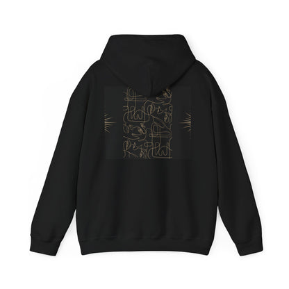 Lotus Design Hooded Sweatshirt, Unisex Hoodie, Cozy Fashion, Yoga Gift, Spiritual Apparel, Meditation Wear, Gift for Him, Gift for Her, Fall Crewneck, Autumn Vibes
