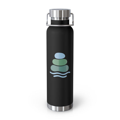 Calm Oasis Water Bottle | Insulated Hydration Flask for Yoga, Travel, Exercise, Eco-friendly Gift, Outdoor Adventures, Gift for Him, Gift for Her