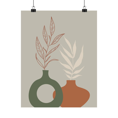 Decorative Wall Art Prints, Modern Home Decor, Botanical Prints, Minimalist Poster Art, Gift for Plant Lovers