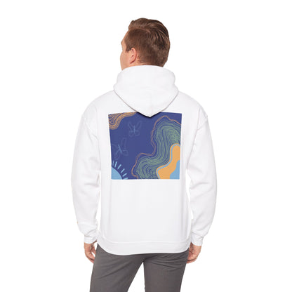 Unisex Heavy Blend™ Hooded Sweatshirt - Cozy Everyday Comfort, Perfect Gift for Nature Lovers and Art Enthusiasts