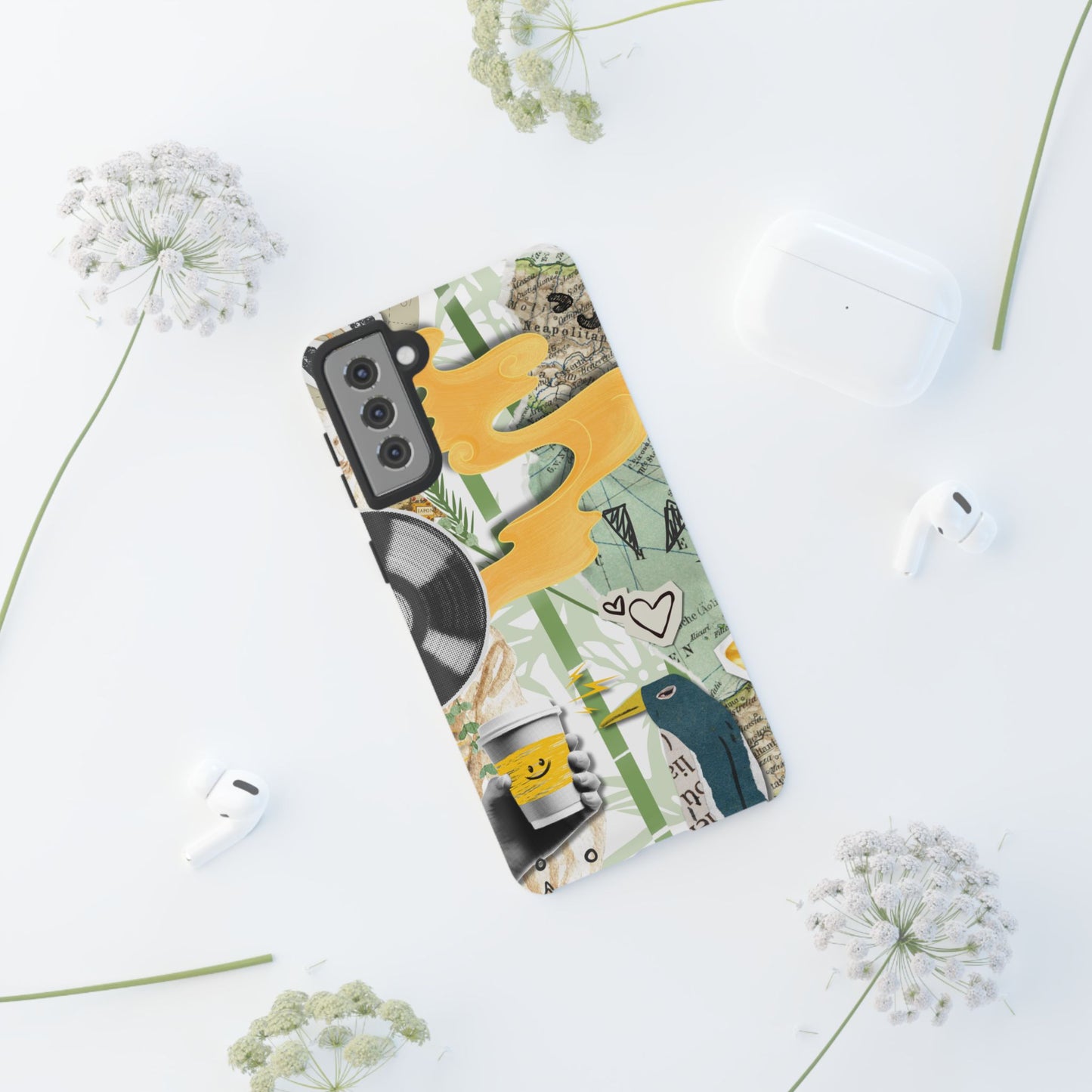 Artistic Phone Case, Unique Cell Phone Cover, Trendy Gifts for Music Lovers, Eco-Friendly Phone Accessory, Stylish Tech Gifts, Cool Cases, Unique Phone Cases