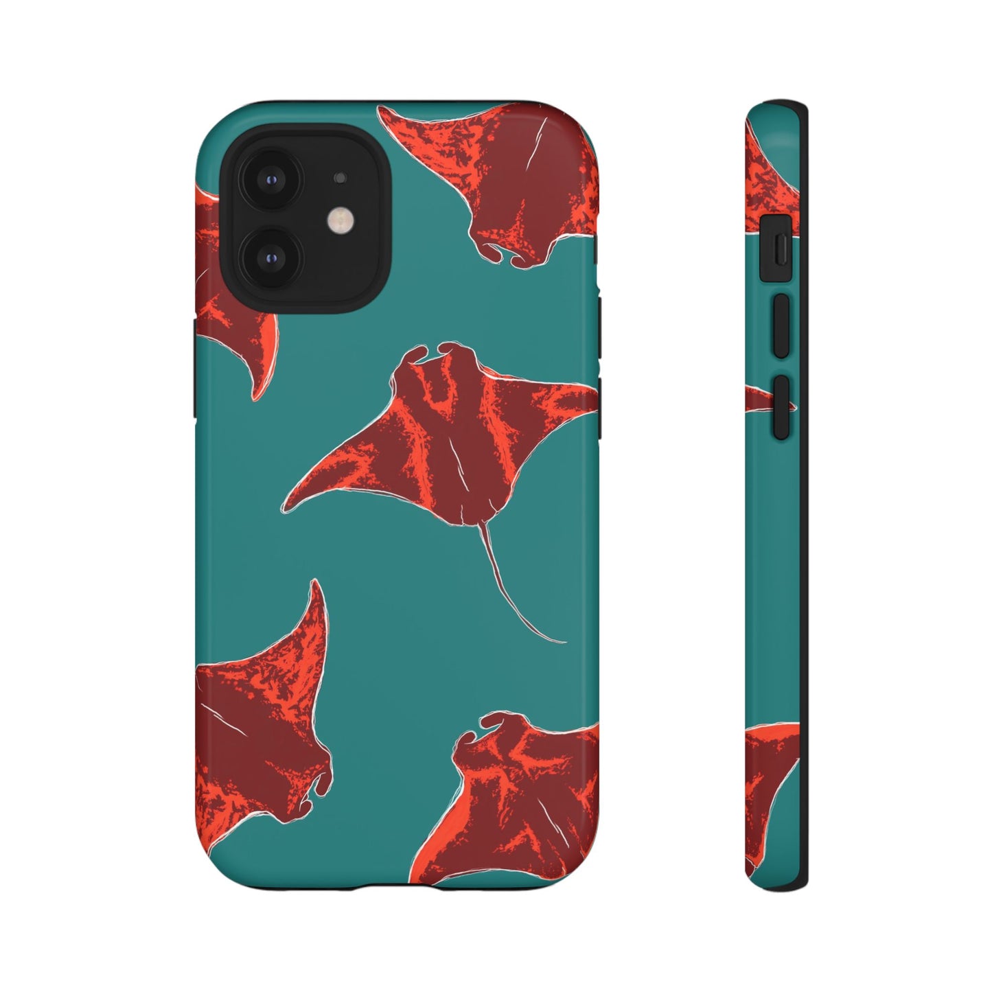 Manta Ray Phone Case, Tropical Phone Cover, Ocean Vibe Accessories, Summer Gift Idea, Marine Animal Merchandise