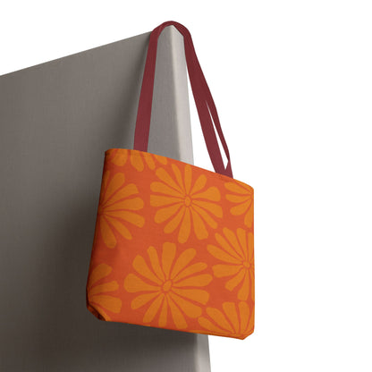 Vibrant Floral Tote Bag - Fun, Stylish, Versatile for Everyday Use, Beach, Shopping, Gifts, Travel