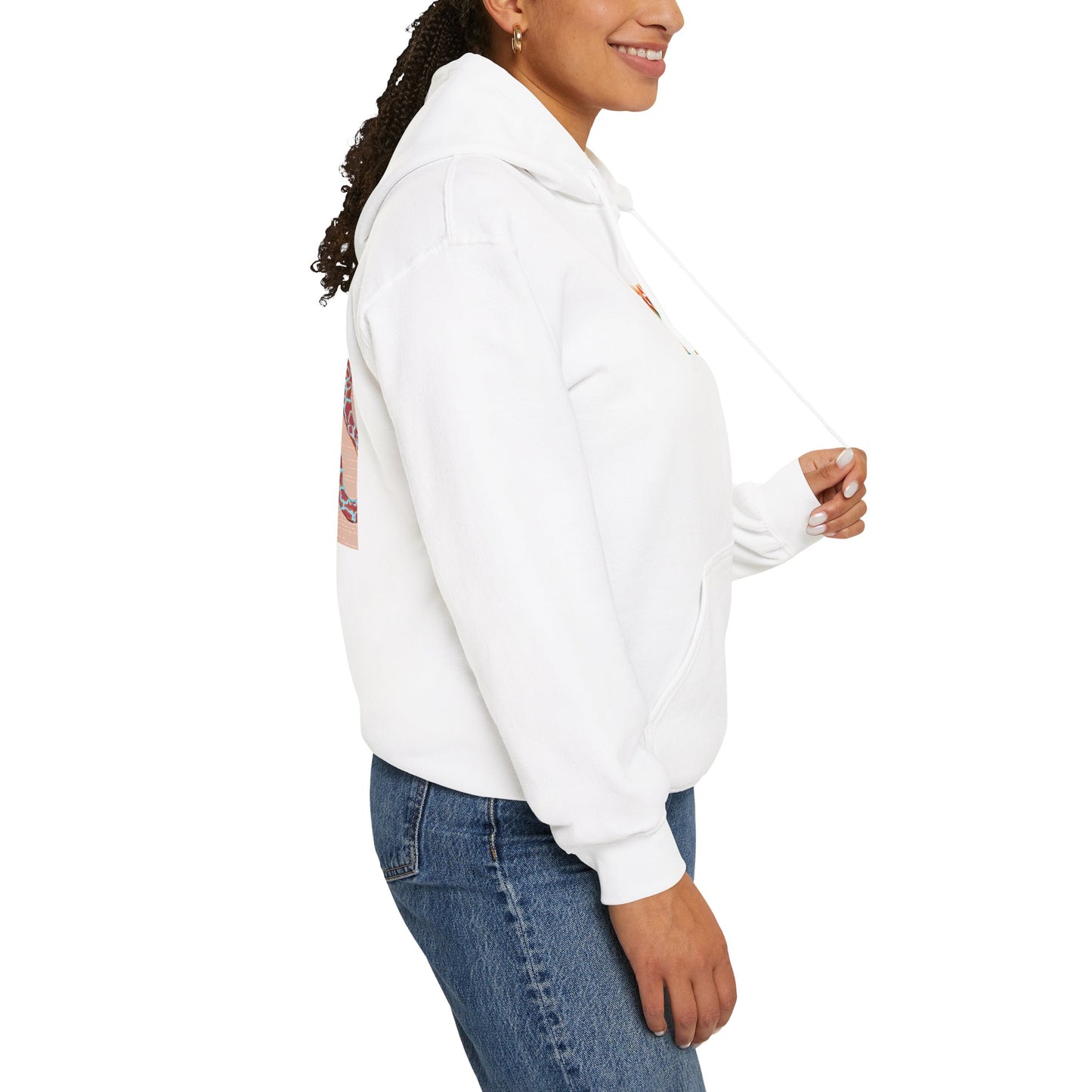 Vibrant Unisex Hoodie with Zen Frog and Snake Design, Cool Gift for Nature Lovers, Casual Wear for All Occasions, Gift for Her, Cool Hoodies