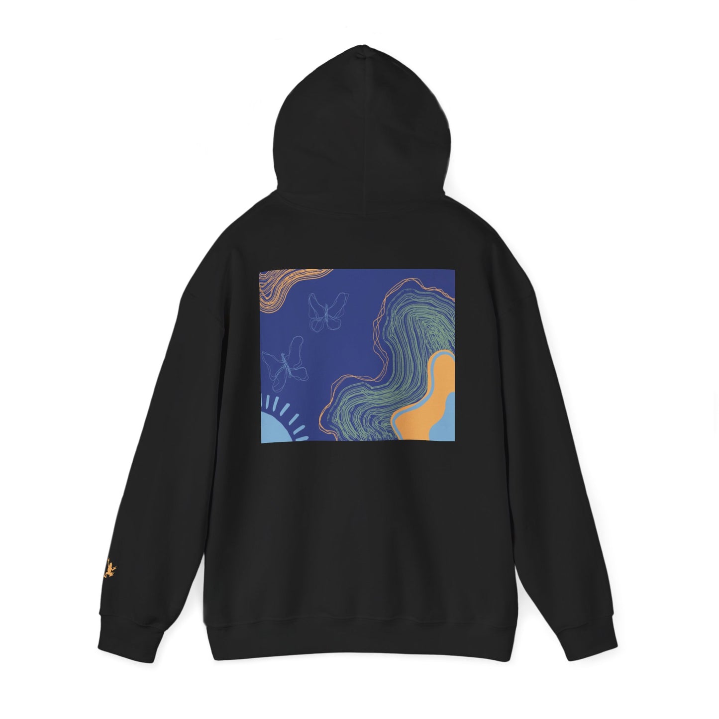 Unisex Heavy Blend™ Hooded Sweatshirt - Cozy Everyday Comfort, Perfect Gift for Nature Lovers and Art Enthusiasts