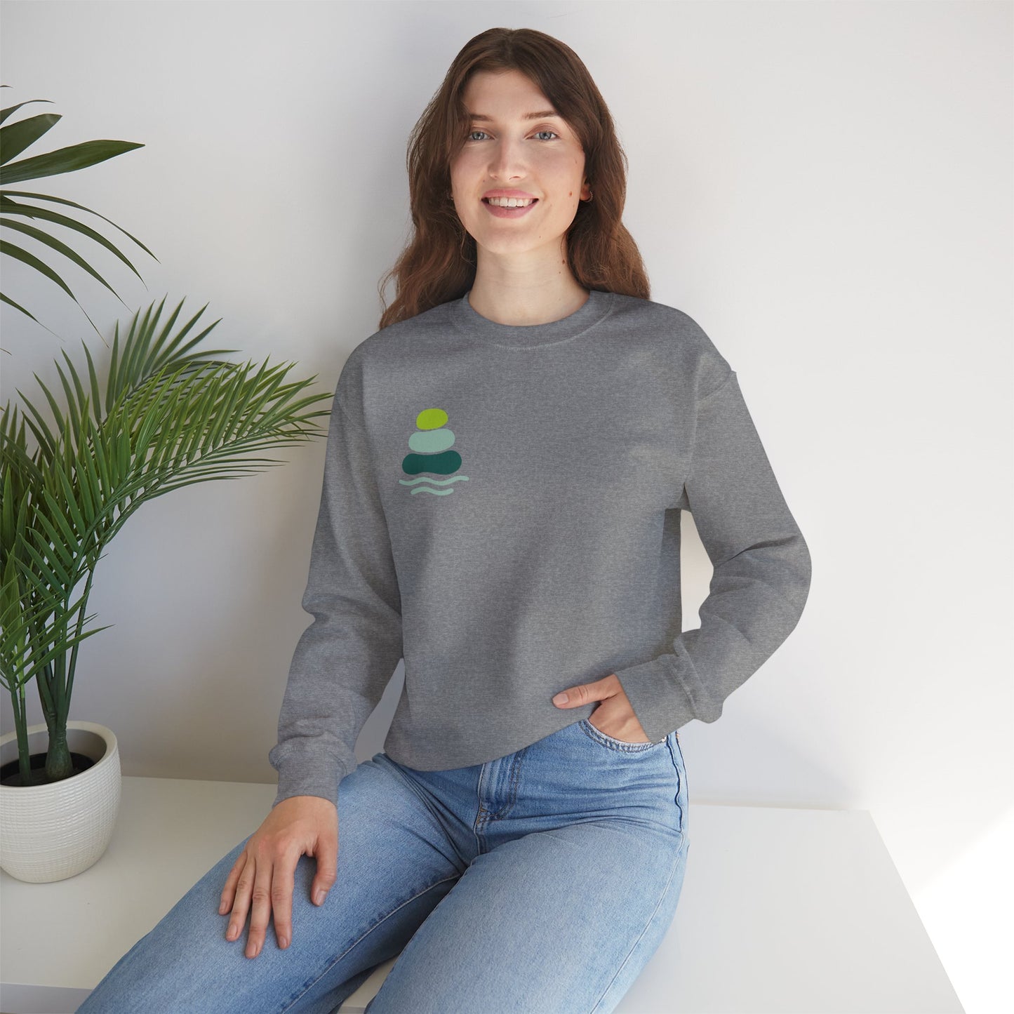 Serene Nature-Inspired Crewneck Sweatshirt | Unisex Eco-Friendly Apparel, Comfortable Relaxation Wear, Gift for Nature Lovers, Casual [...]