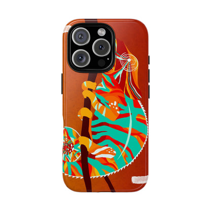 Chameleon Phone Case - Vibrant Artistic Design, Tough Cases for Animal Lovers, Unique Gift, Eco-Friendly Protection