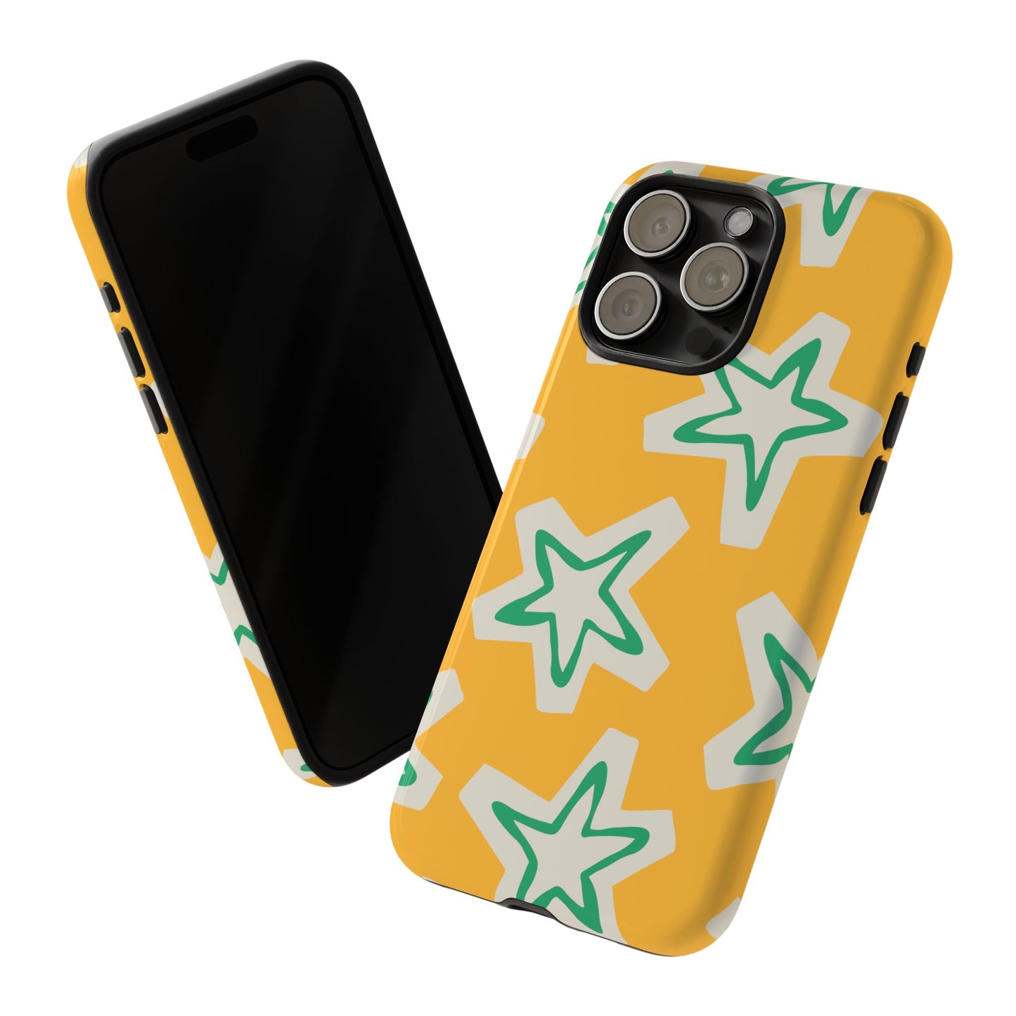 Retro Star Pattern Phone Case | Tough Cases, Colorful Cover for Phones, Phone Accessories, Gift for Her, Trendy Cases