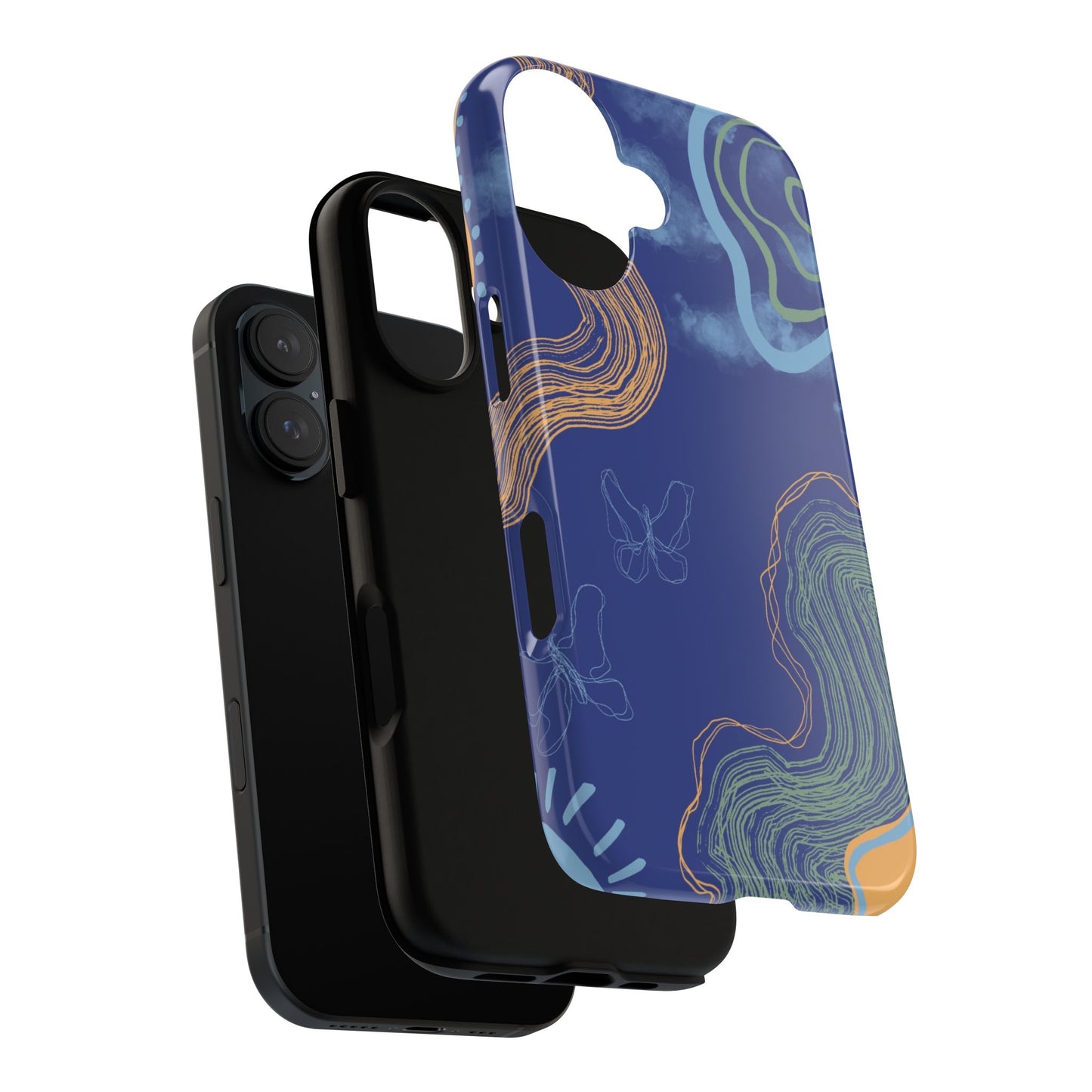 Artistic Phone Case, Abstract Phone Cover, Gift for Her, Modern Design, Boho Phone Case, Unique Phone Accessories