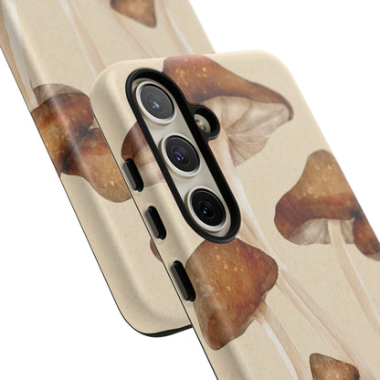 Mushroom Phone Case - Nature Lover, Eco-Friendly Gift, Cute Cell Phone Cover, Aesthetic Tech Accessory, Unique Fall Decor, Artsy Phone Cases, Cute, Gift for Her, Nature-inspired Designs, Durable Cases