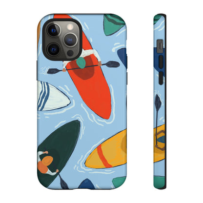 Kayak Phone Case - Tough Cases for Outdoor Enthusiasts, Birthday Gifts, Adventure Gear, Kayaking Accessories, Nature Lover Decor, Artsy Phone Cases