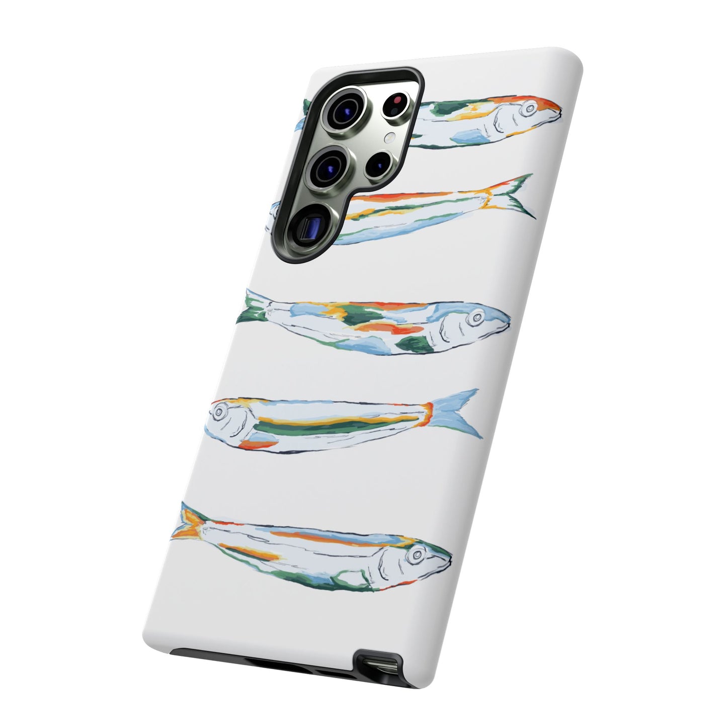 Tough Cases – Artistic Fish Design Phone Case, Unique Gift for Aquatic Lovers, Perfect for Birthdays, Holidays, and Everyday Use, Quirky Cases, Fun Phone Cases