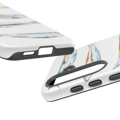 Tough Cases – Artistic Fish Design Phone Case, Unique Gift for Aquatic Lovers, Perfect for Birthdays, Holidays, and Everyday Use, Quirky Cases, Fun Phone Cases