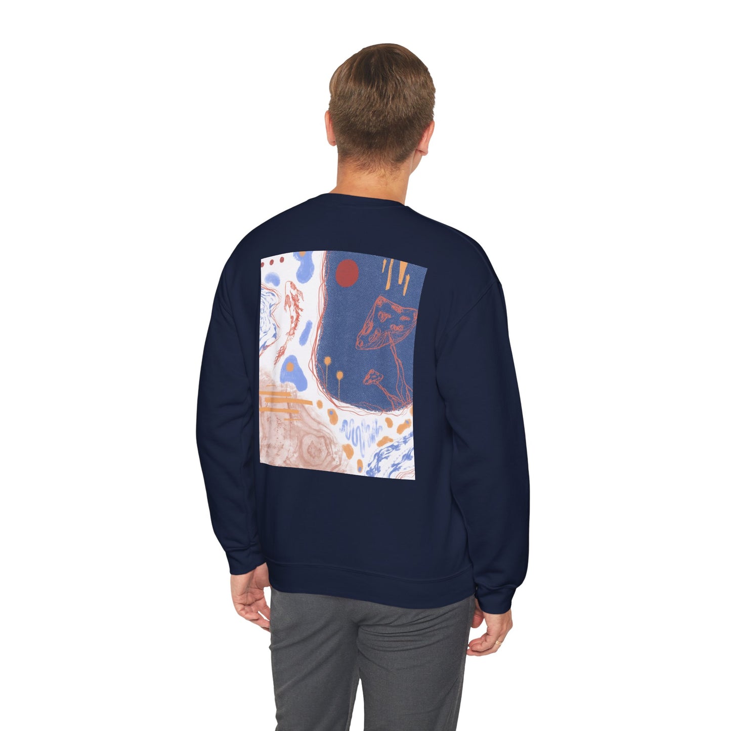Artistic Unisex Crewneck Sweatshirt - Cozy Comfort, Colorful Designs, Gifts for Art Lovers, Relaxing Vibes, Everyday Wear, Unique Style