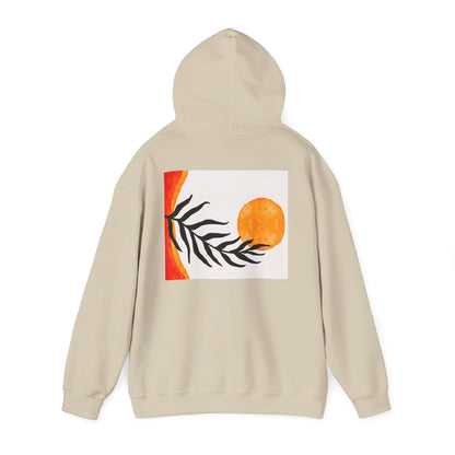 Lotus and Sunset Unisex Hoodie - Cozy Gift for Mindfulness, Meditation, or Nature Lovers, Perfect for Fall and Winter