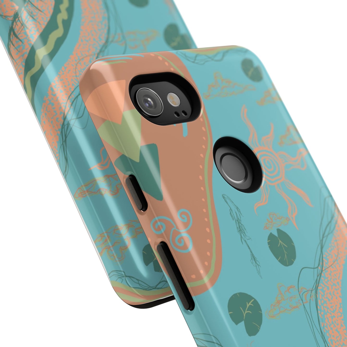 Whimsical Phone Case with Artistic Ocean Design, Floral Phone Cover, Unique Gift for Nature Lovers, Eco-Friendly Cell Accessories, [...]