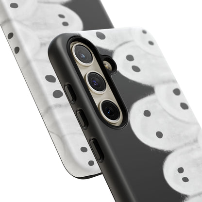 Painted Ghosts Phone Case | Ghostly Tough Phone Case for Spooky Style, Halloween Gift, Phone Cover, Ghost Theme, Unique Accessory, Spooky Season, Viral Painted Ghosts Inspired Design
