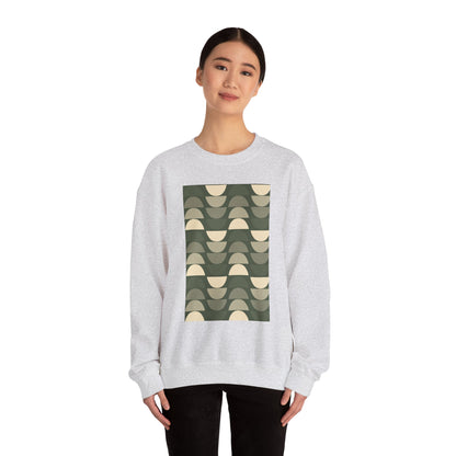 Stylish Geometric Crewneck Sweatshirt for Relaxed Vibes, Cozy Layer, Unisex Fashion Piece, Perfect Gift for Art Lovers, Casual Wear