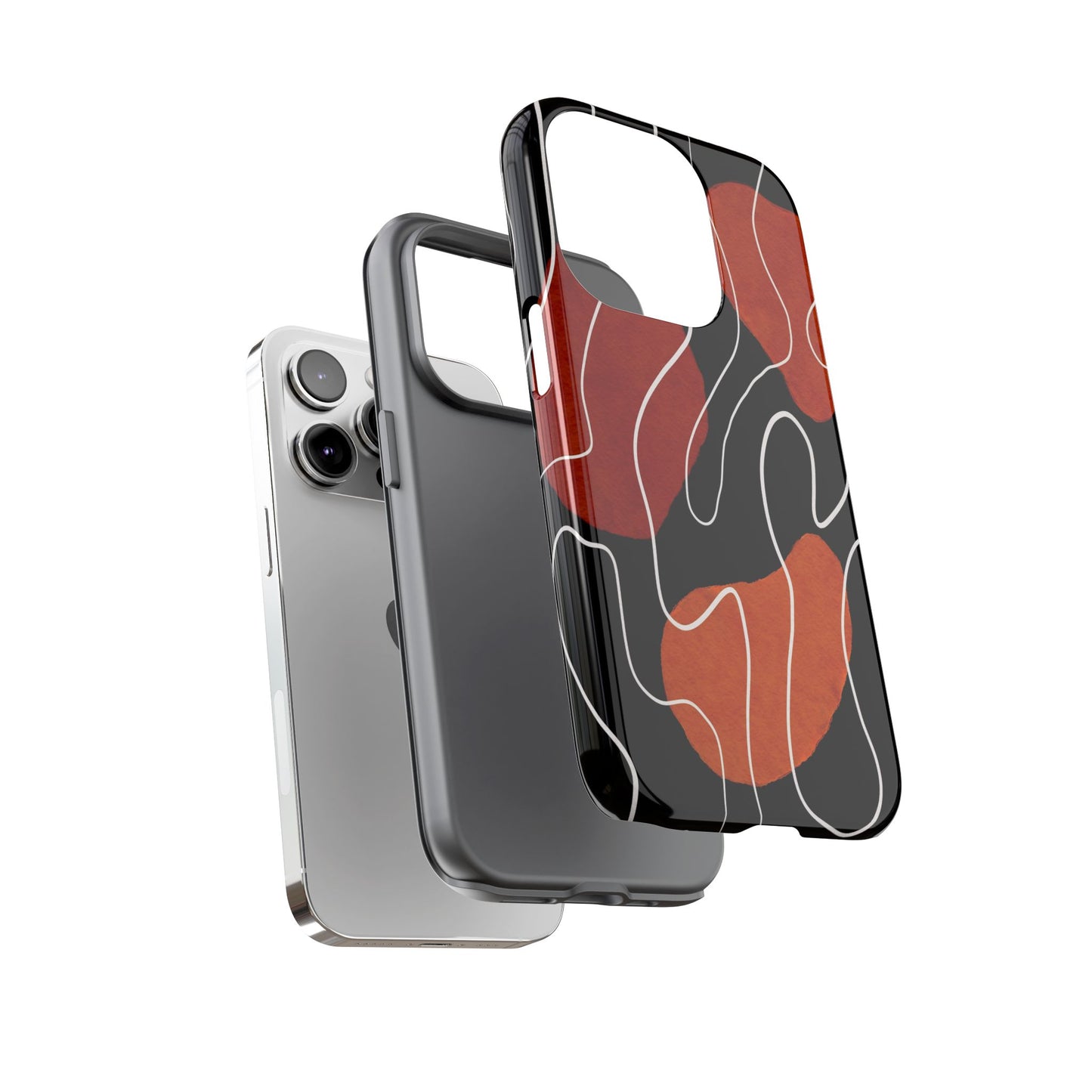 Stylish Phone Case with Abstract Design, Tough Cases for Modern Life, Trendy Phone Accessory, Unique Gift Idea, Holiday Present
