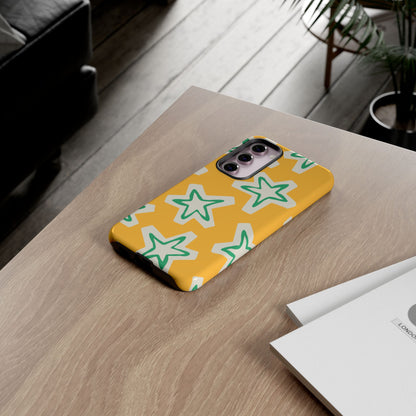 Retro Star Pattern Phone Case | Tough Cases, Colorful Cover for Phones, Phone Accessories, Gift for Her, Trendy Cases