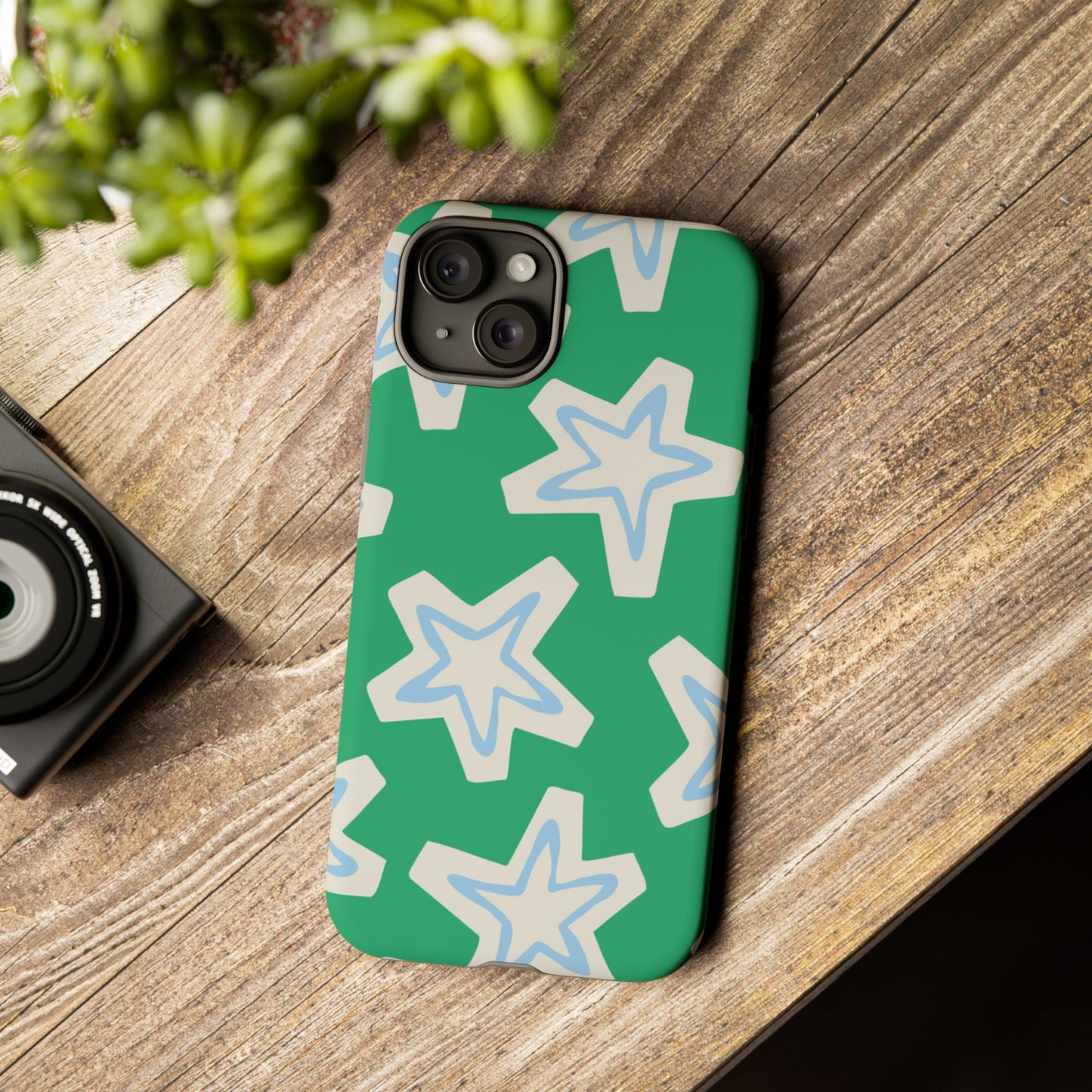 Retro Star Pattern Phone Case | Tough Cases, Colorful Cover for Phones, Phone Accessories, Gift for Her, Trendy Cases