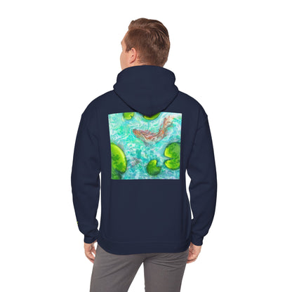Nature-Inspired Unisex Hooded Sweatshirt, Comfortable Pullover, Casual Clothing, Eco-Friendly Gift, Chill Vibe Hoodie, Relaxing Outfit