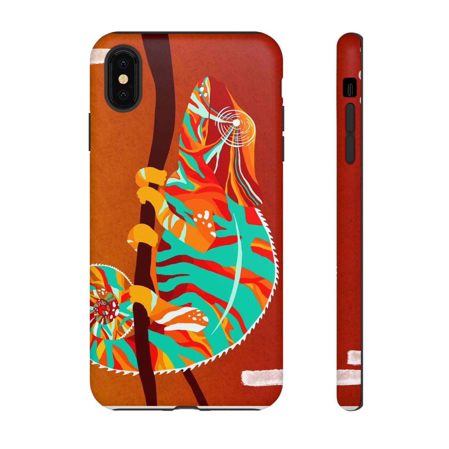 Chameleon Phone Case - Vibrant Artistic Design, Tough Cases for Animal Lovers, Unique Gift, Eco-Friendly Protection
