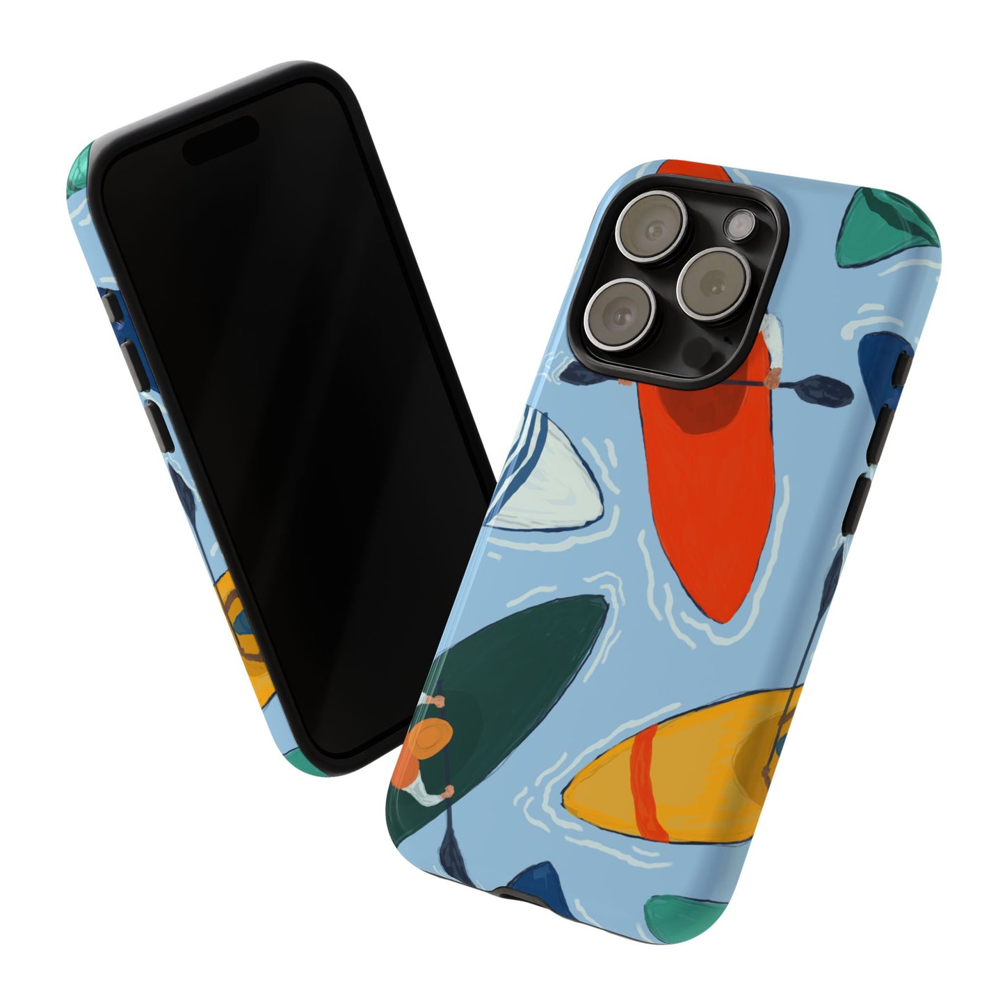 Kayak Phone Case - Tough Cases for Outdoor Enthusiasts, Birthday Gifts, Adventure Gear, Kayaking Accessories, Nature Lover Decor, Artsy Phone Cases
