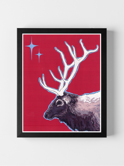 Starbound Elk Art Print
