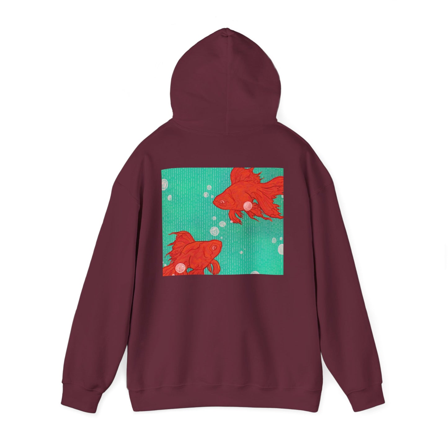 Colorful Goldfish Hoodie, Unisex Sweatshirt, Cozy Everyday Wear, Perfect for Gifts, Fun Fashion for Animal Lovers, Vibrant Pullover