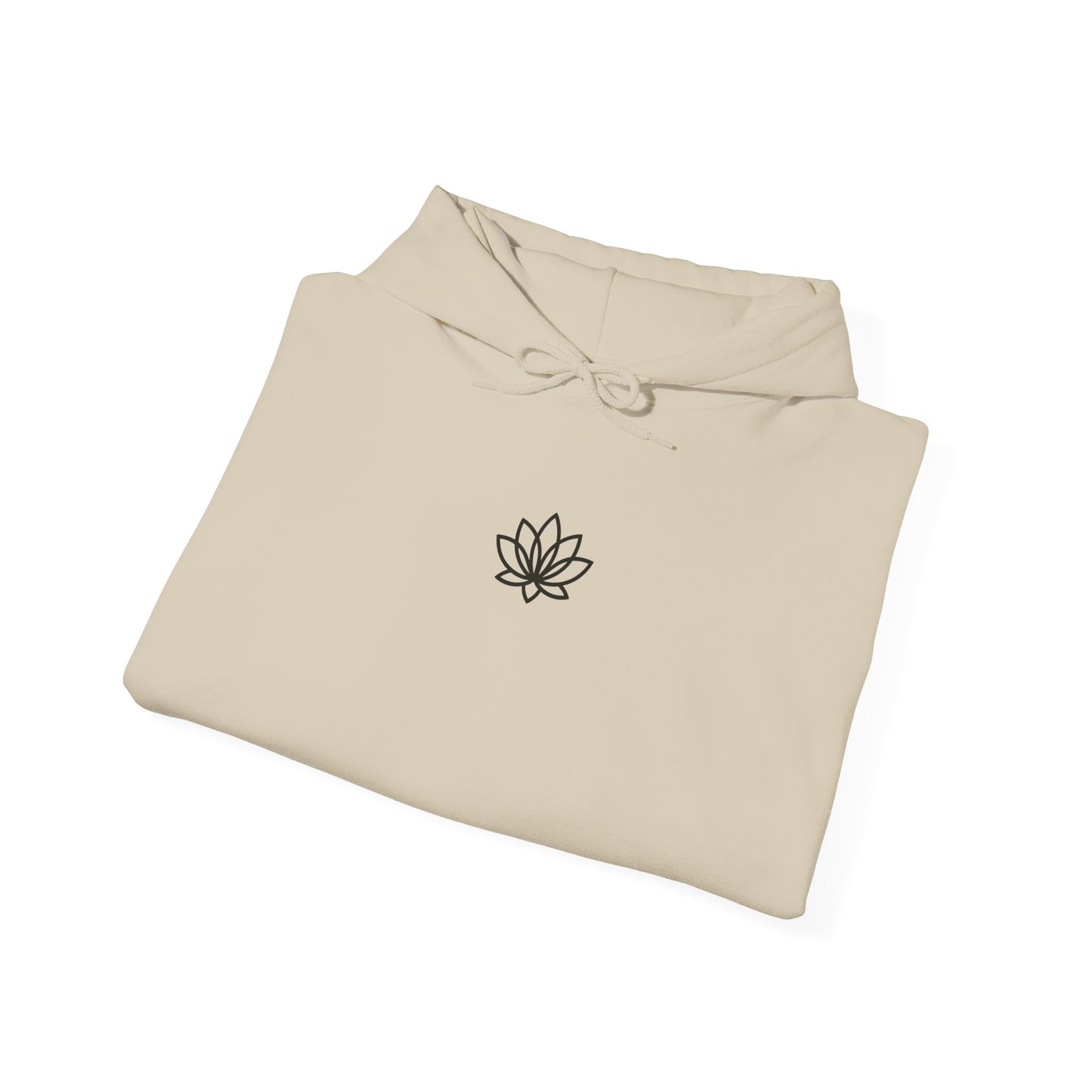 Lotus Design Hooded Sweatshirt, Unisex Hoodie, Cozy Fashion, Yoga Gift, Spiritual Apparel, Meditation Wear, Gift for Him, Gift for Her, Fall Crewneck, Autumn Vibes