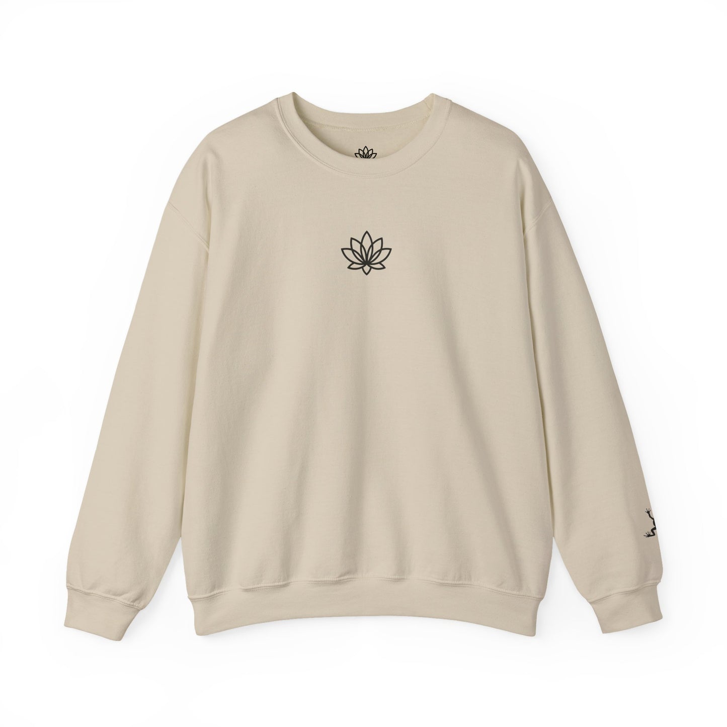 Lotus Flower Unisex Crewneck Sweatshirt, Cozy Sweatshirt, Flower Sweatshirt, Gift for Her, Casual Wear, Spring Fashion