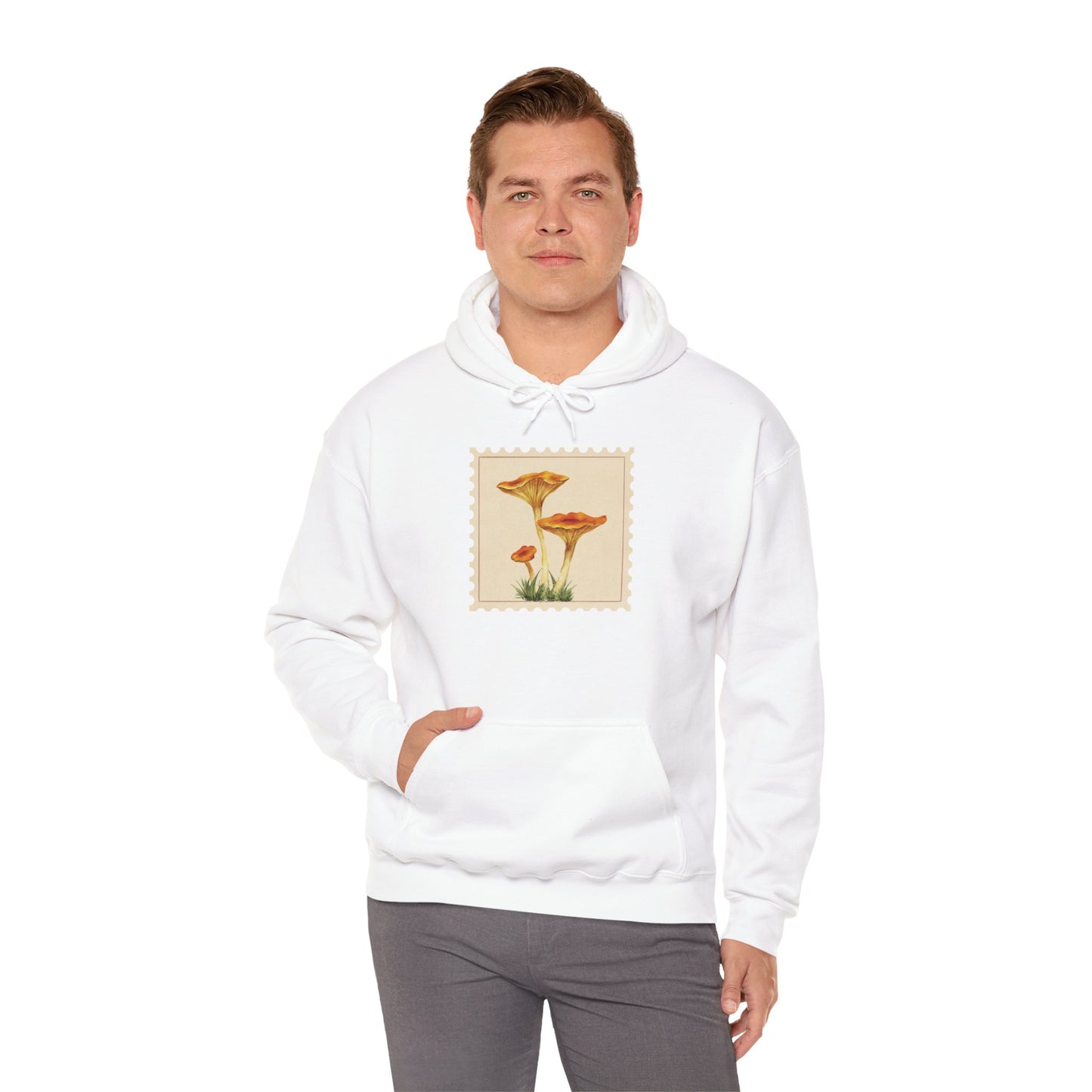 Botanical Print Hoodie, Cozy Sweatshirt, Nature Lover Gift, Comfortable Casual Wear, Fall Fashion, Unisex Hoodie, Comfy Mushroom Hoodie, Nature Vibes, Perfect for Fall