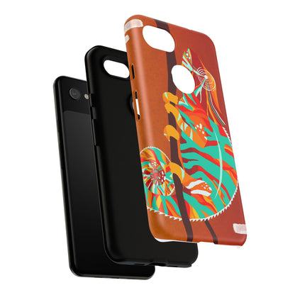 Chameleon Phone Case - Vibrant Artistic Design, Tough Cases for Animal Lovers, Unique Gift, Eco-Friendly Protection