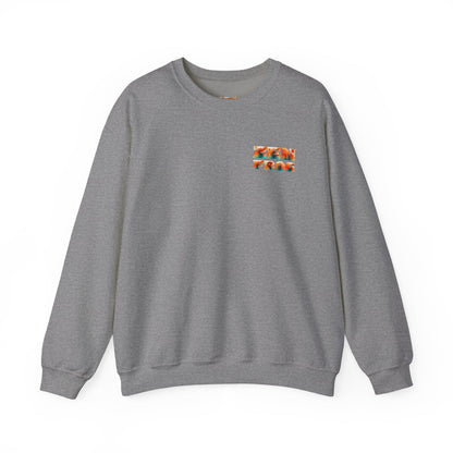 Funky Fish Crewneck Sweatshirt - Zen Frog Cozy & Calm Vibes for All, Perfect Gift for Nature Lovers, Relaxation, and Casual Wear