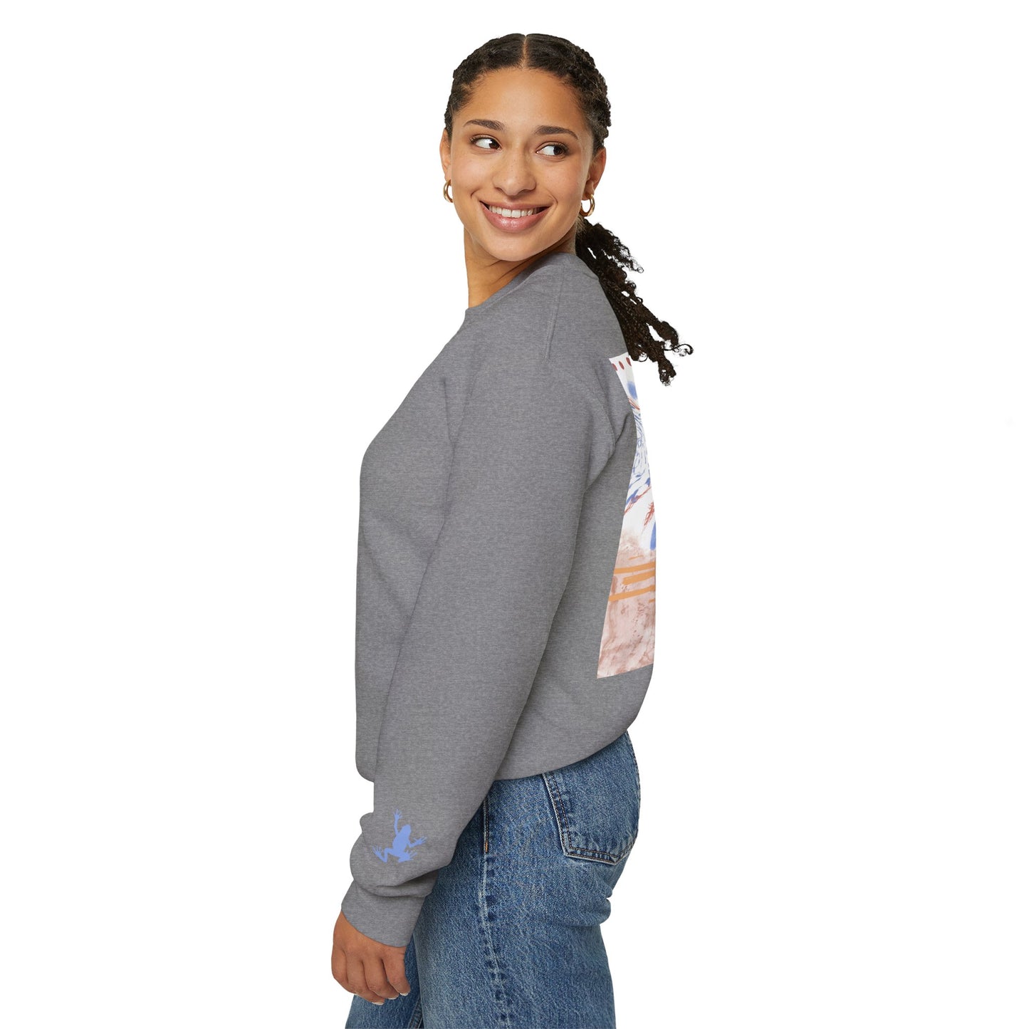 Artistic Unisex Crewneck Sweatshirt - Cozy Comfort, Colorful Designs, Gifts for Art Lovers, Relaxing Vibes, Everyday Wear, Unique Style