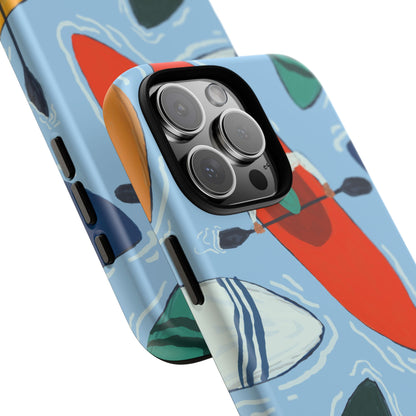 Kayak Phone Case - Tough Cases for Outdoor Enthusiasts, Birthday Gifts, Adventure Gear, Kayaking Accessories, Nature Lover Decor, Artsy Phone Cases