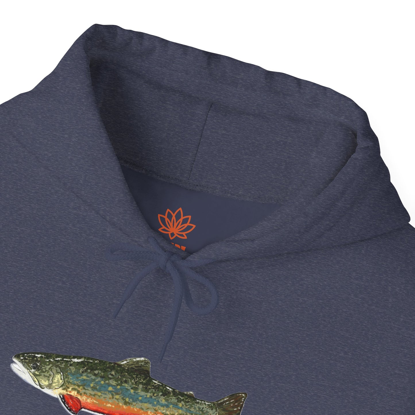 Trout Design Heavy Blend Hoodie, Fishing Gift, Outdoor Apparel, Comfortable Sweatshirt, Unisex Hoodie, Casual Fishing Wear