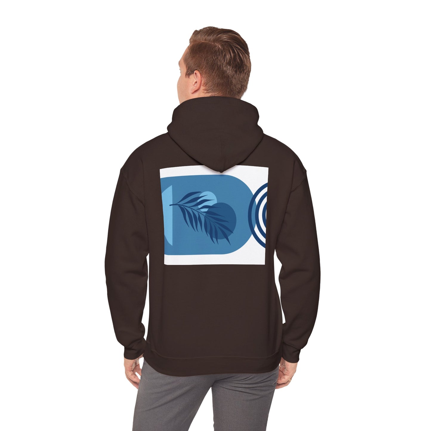 Unisex Heavy Blend™ Hooded Sweatshirt, Boho Modern, Minimalist, Geometric Crewneck, Abstract Hoodie, Gift for Her, Gift for Him