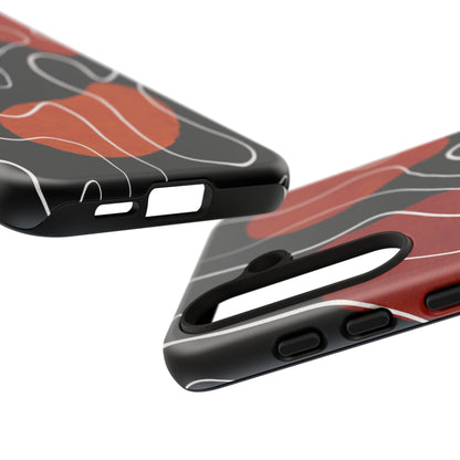 Stylish Phone Case with Abstract Design, Tough Cases for Modern Life, Trendy Phone Accessory, Unique Gift Idea, Holiday Present
