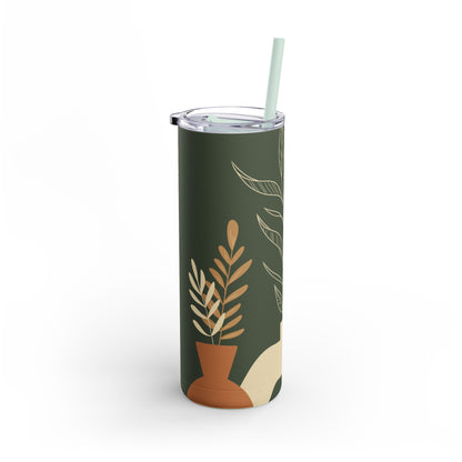 Boho-Inspired Tumbler, Modern Minimalist, Matte, Gift for Her, Mother's Day Gift, Nature Tumbler