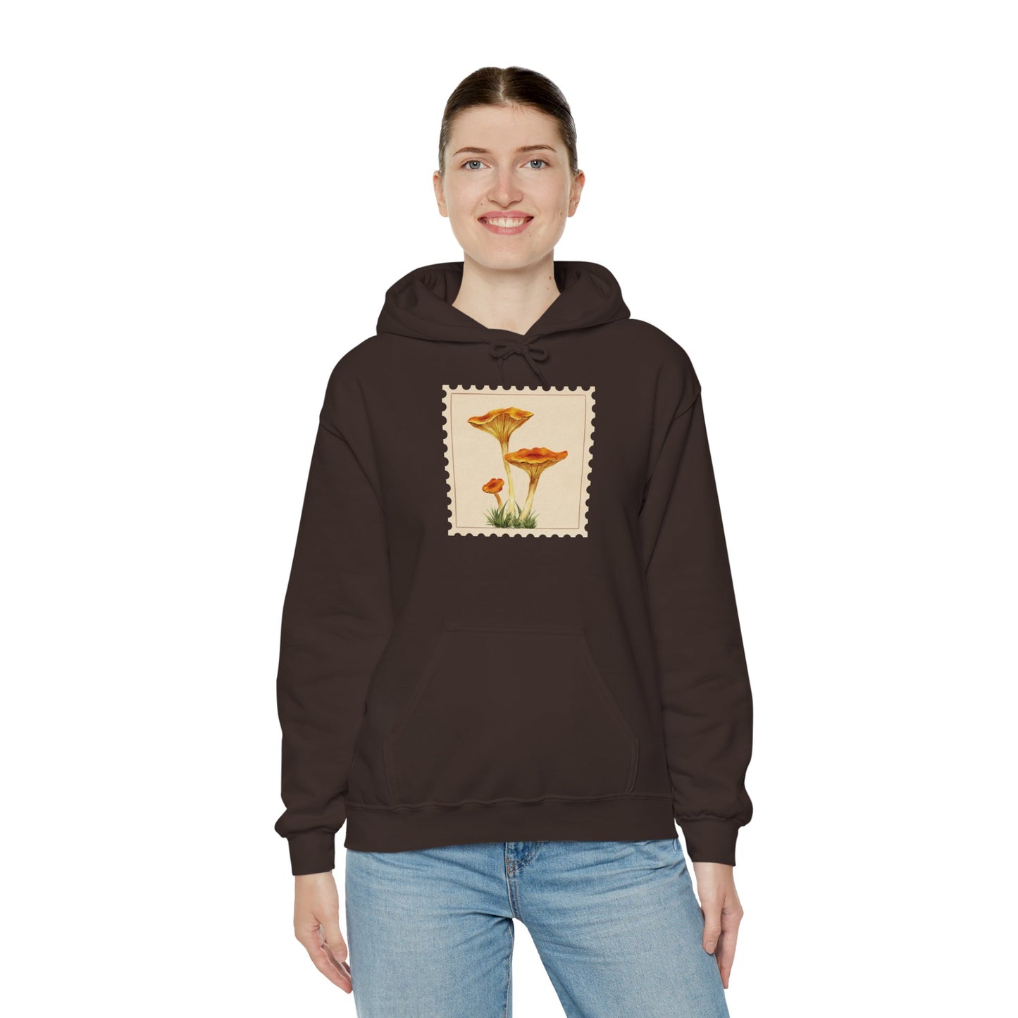 Botanical Print Hoodie, Cozy Sweatshirt, Nature Lover Gift, Comfortable Casual Wear, Fall Fashion, Unisex Hoodie, Comfy Mushroom Hoodie, Nature Vibes, Perfect for Fall